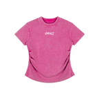 Vintage Wash Bodycon Tee x Metal Script