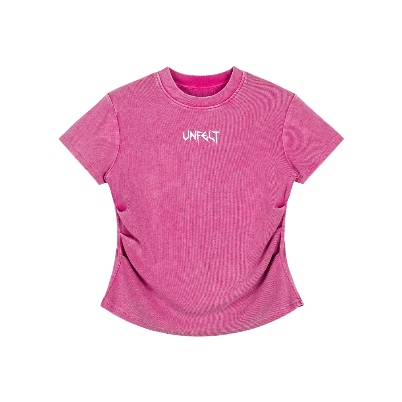 Vintage Wash Bodycon Tee x Metal Script