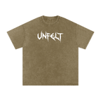Snow Wash Oversized Cotton Tee x Unfelt Script