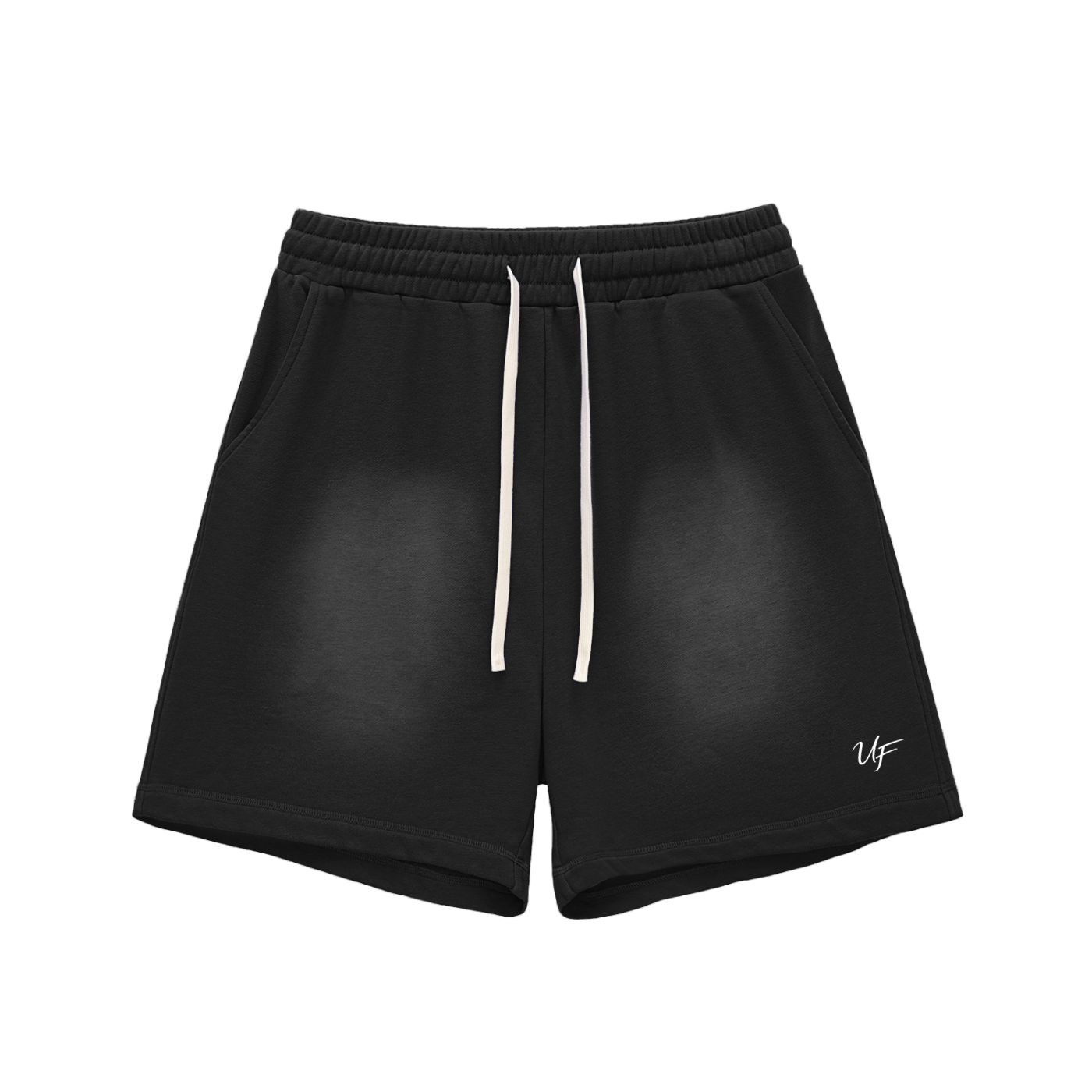 Sun Fade Raw Edge Cotton Shorts x Unfelt Originals
