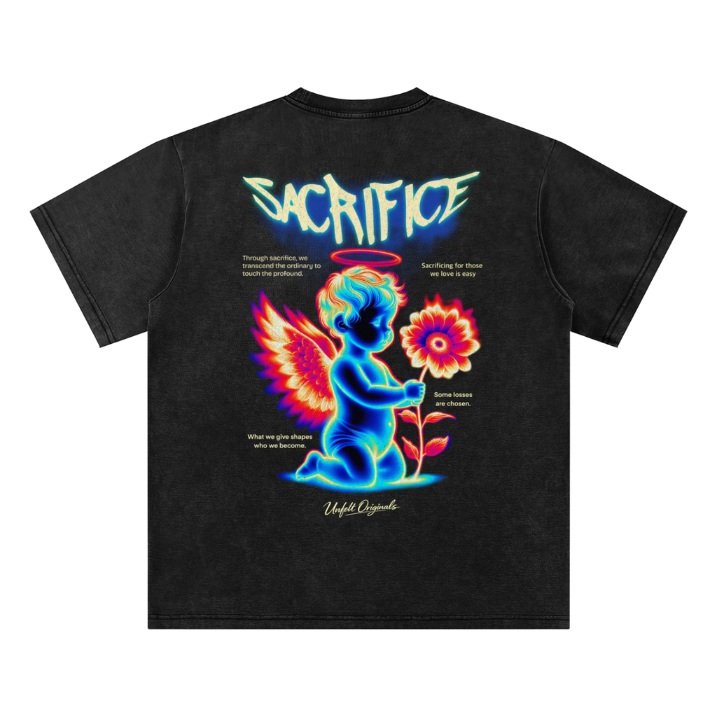 Bamboo Slub Snow Washed T-Shirt x Sacrifice Is Easy