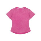 Vintage Wash Bodycon Tee x Metal Script