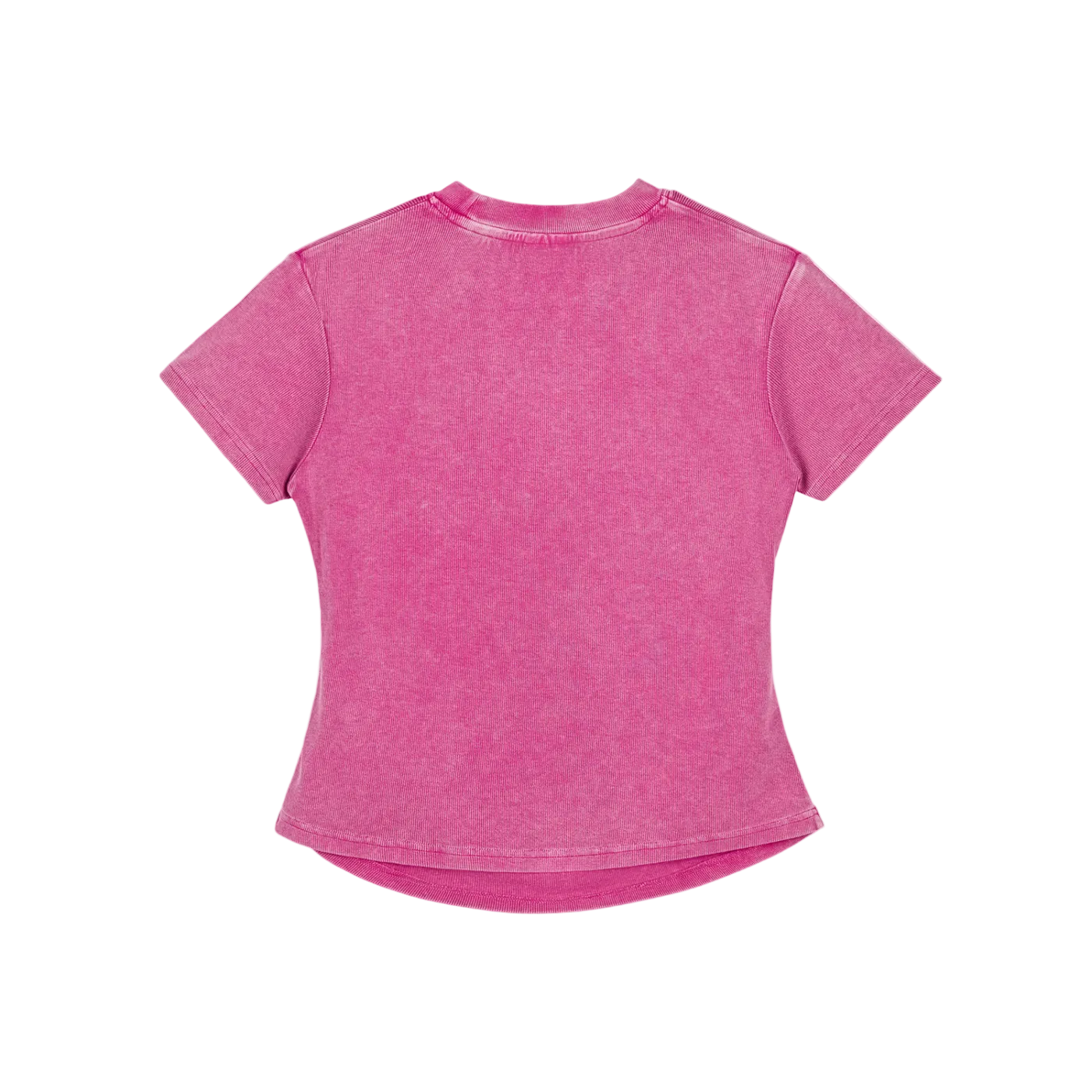 Vintage Wash Bodycon Tee x Metal Script