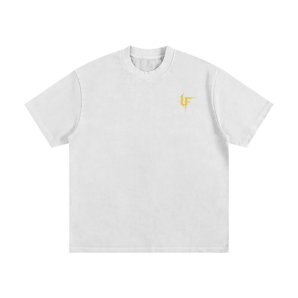 Heavyweight Vintage Wash Frayed Tee x Prosperity