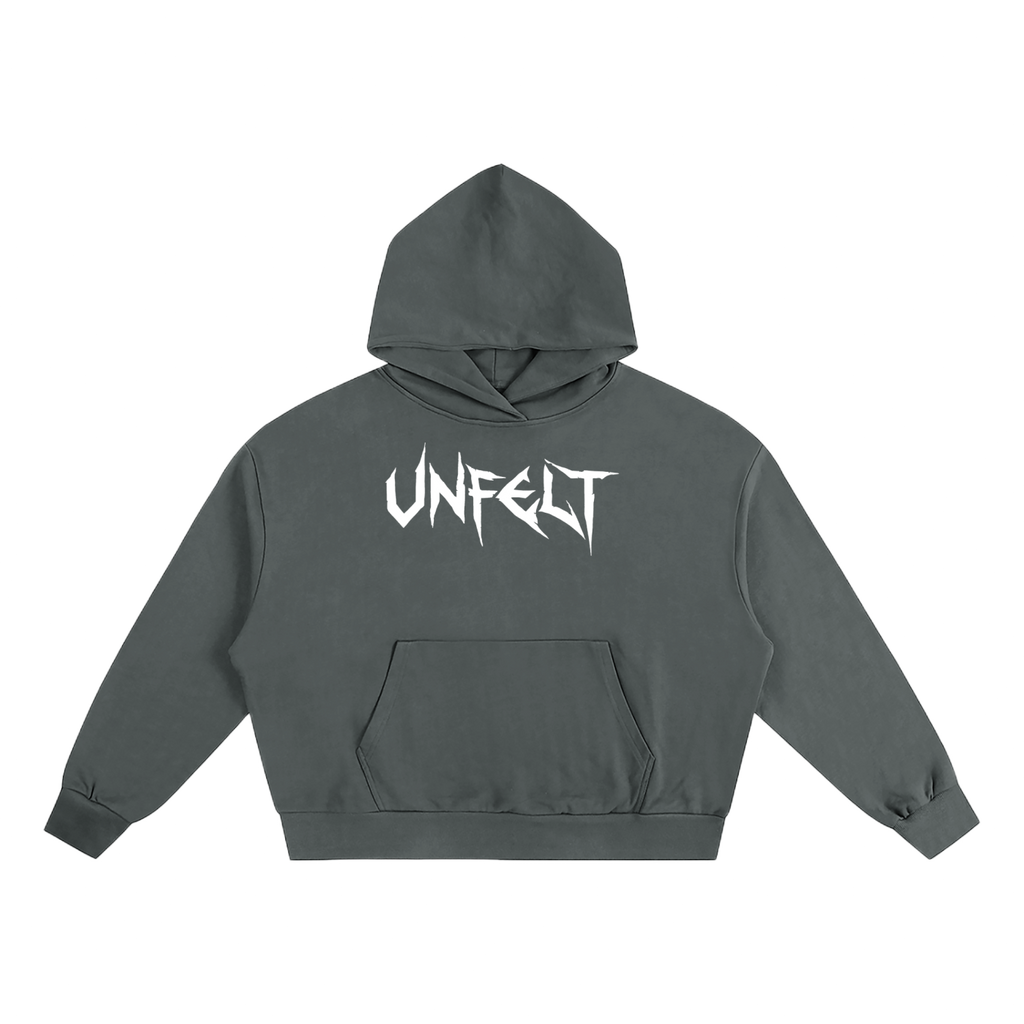 Boxy Oversized Hoodie & Flared Sweatpants x Unfelt Script Set