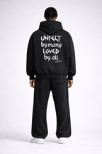 Boxy Oversized Hoodie & Flared Sweatpants x Unfelt Script Set