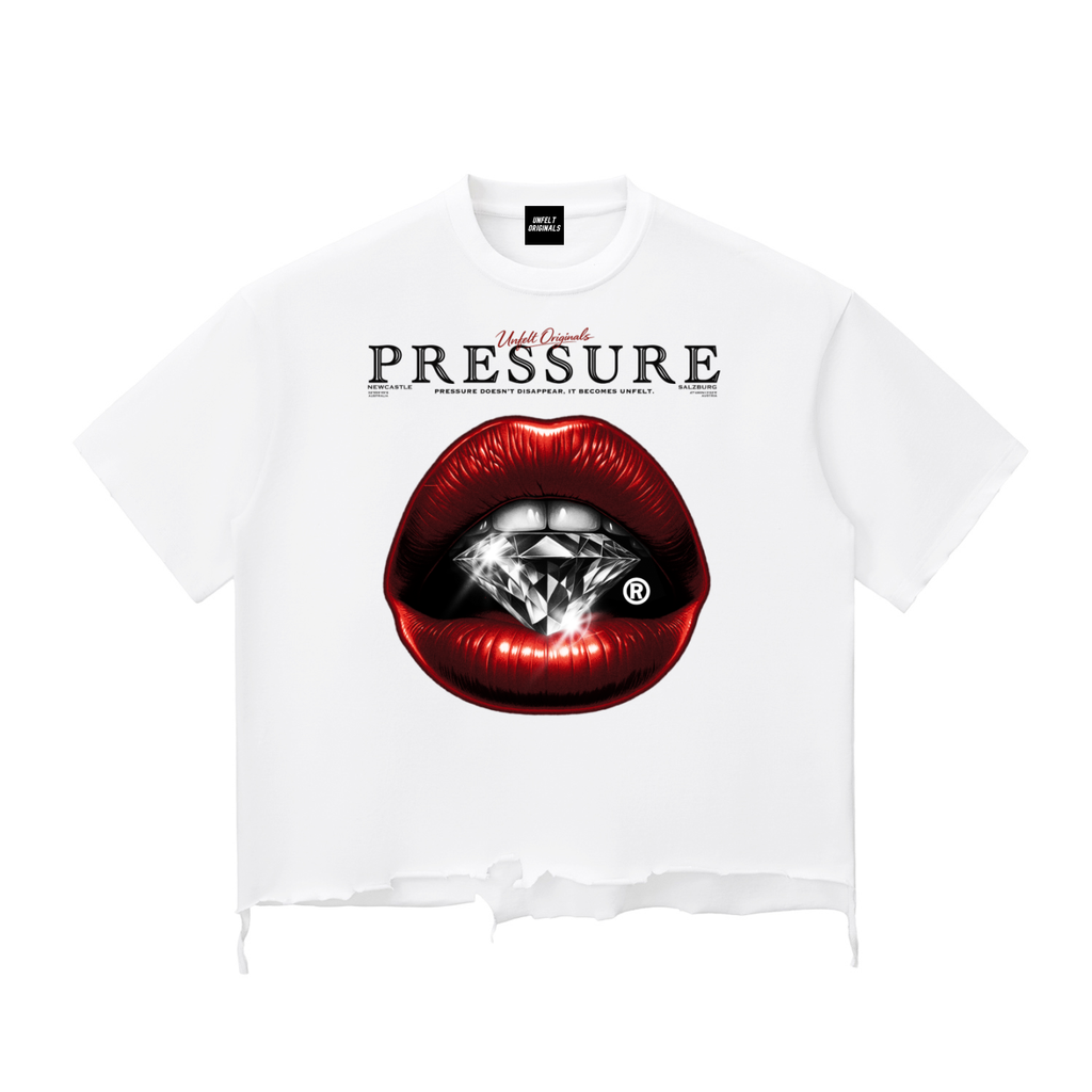 Snow Wash Raw-Hem Boxy T-shirt x Unfelt Pressure