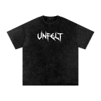 Snow Wash Oversized Cotton Tee x Unfelt Script