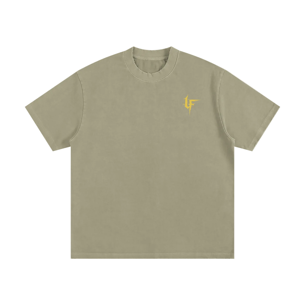 Heavyweight Vintage Wash Frayed Tee x Prosperity