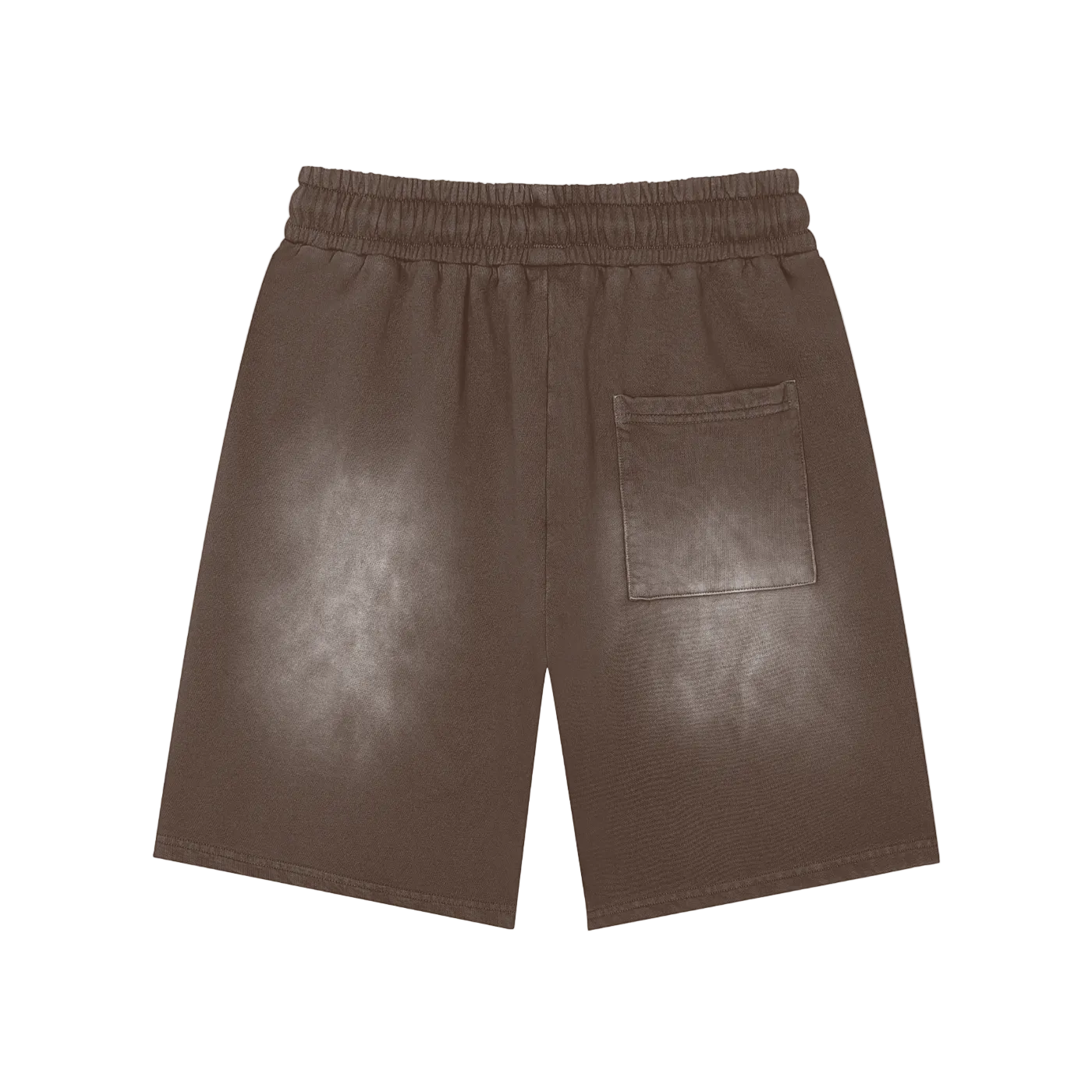 Rectangle Patch Wash Shorts x Metal Script