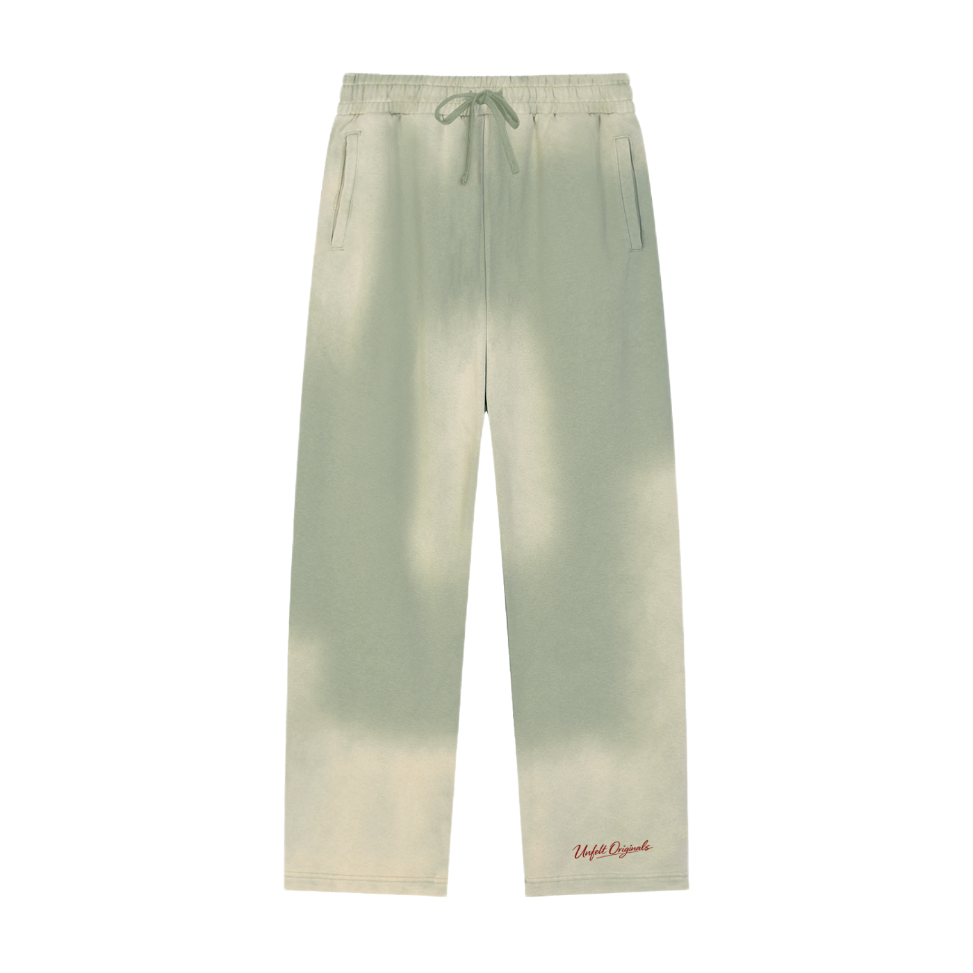 Sun Fade Raw Edge Straight-Leg Sweatpants x Unfelt Originals