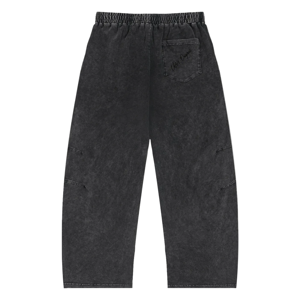 Snow Wash Drawstring Cotton Pants x Unfelt Originals