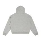 Contrast Plaid Boxy Zip Up Hoodie & Barrel Sweatpants x Unfelt Originals Set