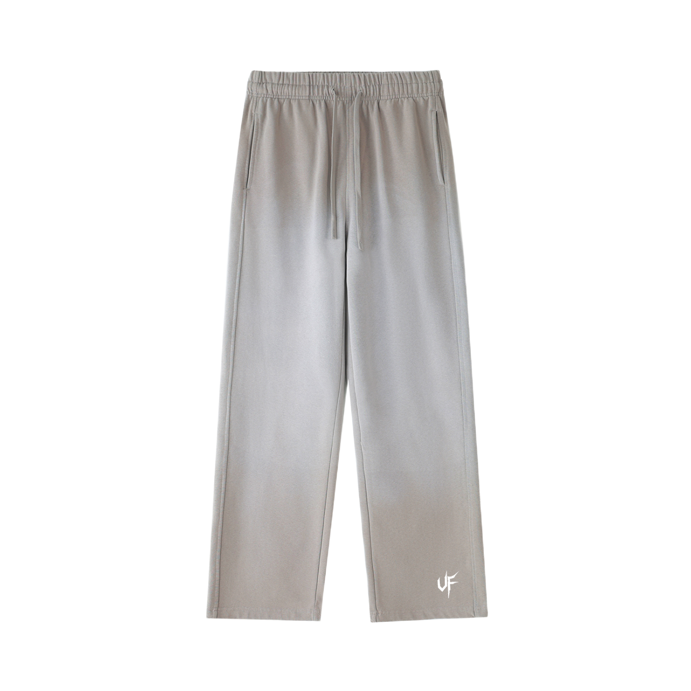 Vintage Washed Gradient Straight-Leg Sweatpants x Unfelt Script