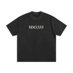 Heavyweight Vintage Wash Frayed Tee x Invictus