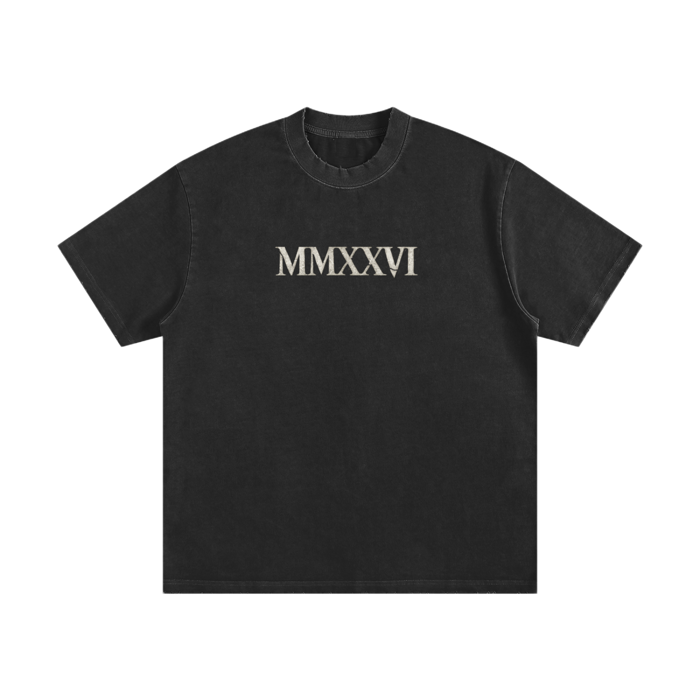 Heavyweight Vintage Wash Frayed Tee x Invictus