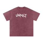 Snow Wash Oversized Cotton Tee x Unfelt Script
