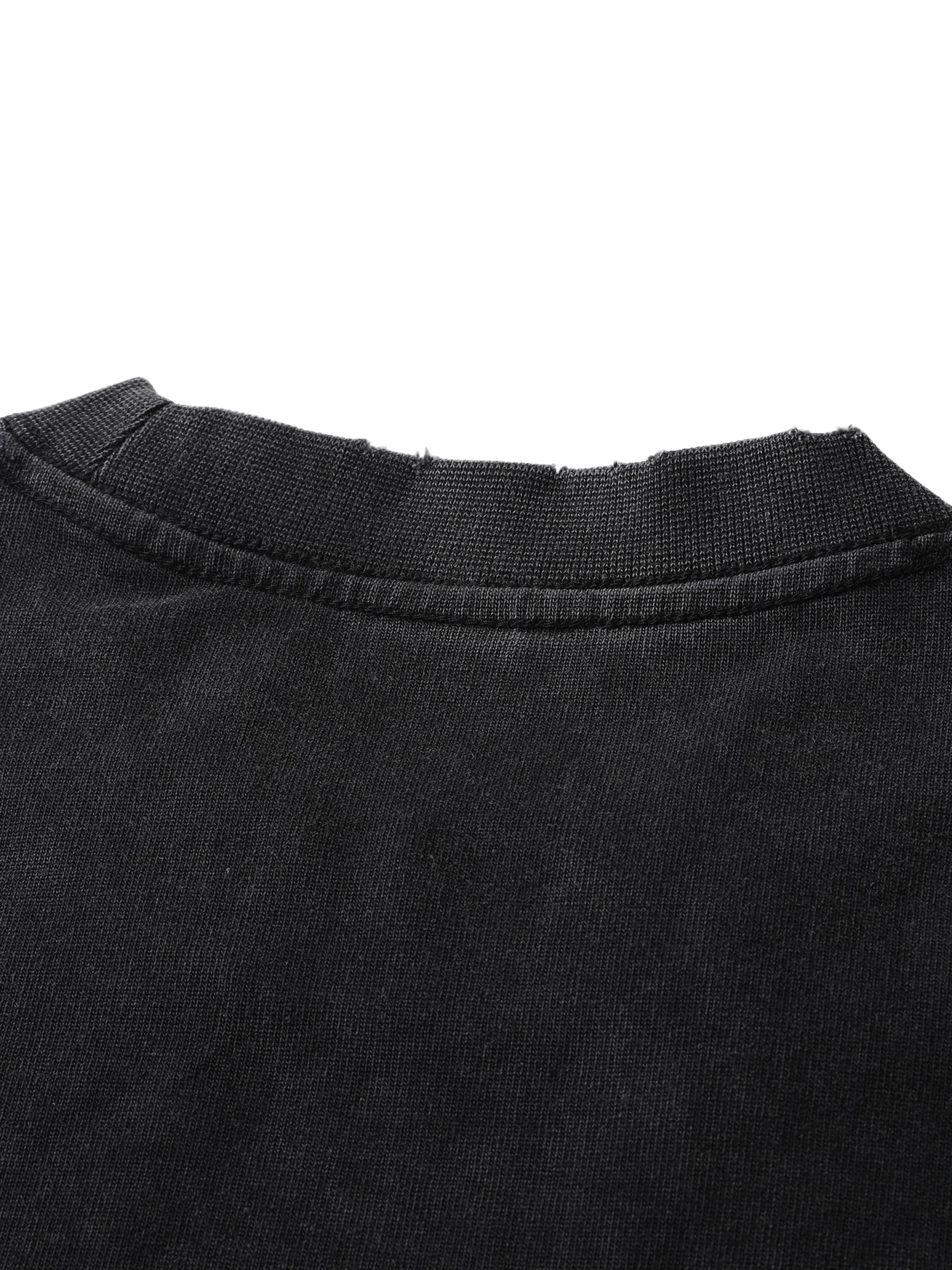 Heavyweight Vintage Wash Frayed Tee x Invictus