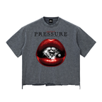 Snow Wash Raw-Hem Boxy T-shirt x Unfelt Pressure