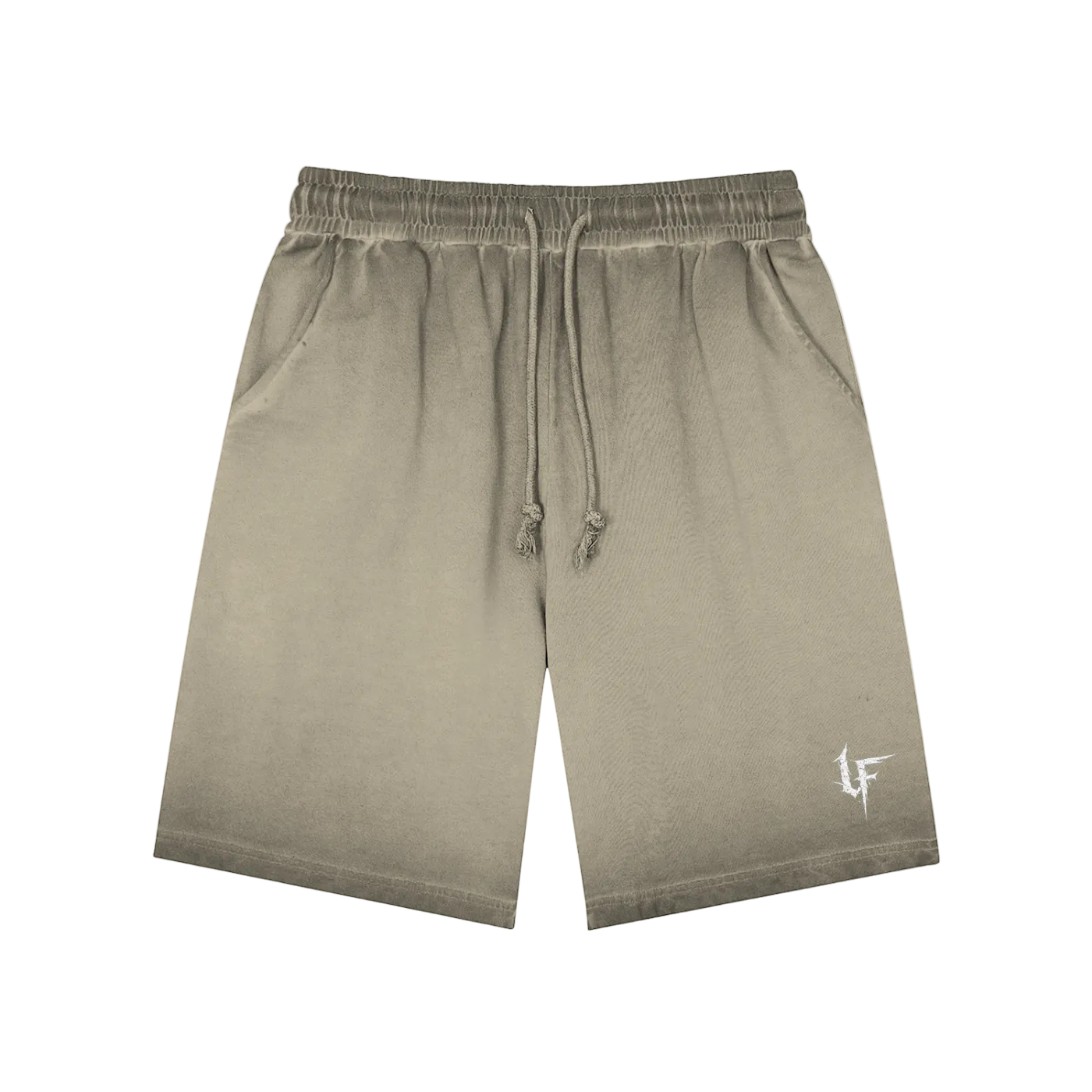 Reverse Dyed Sweatshorts x Metal Script