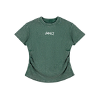 Vintage Wash Bodycon Tee x Metal Script