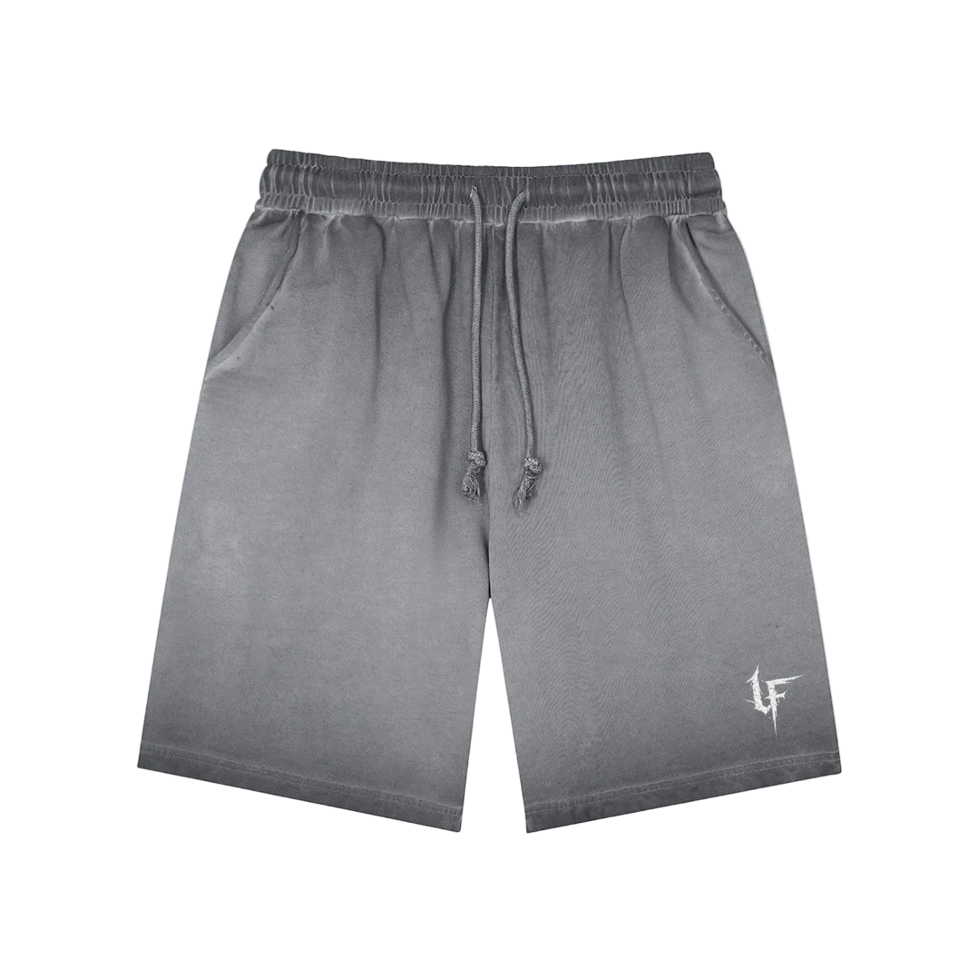Reverse Dyed Sweatshorts x Metal Script