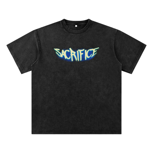 Bamboo Slub Snow Washed Tee x Sacrifice Is Easy