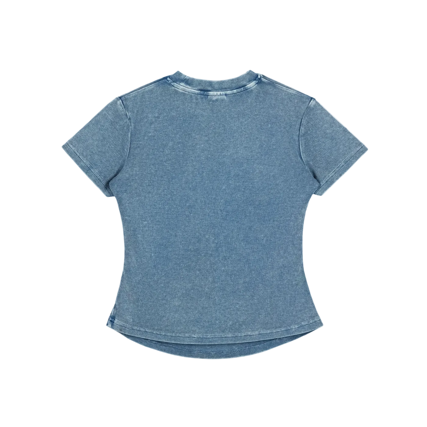 Vintage Wash Bodycon Tee x Metal Script