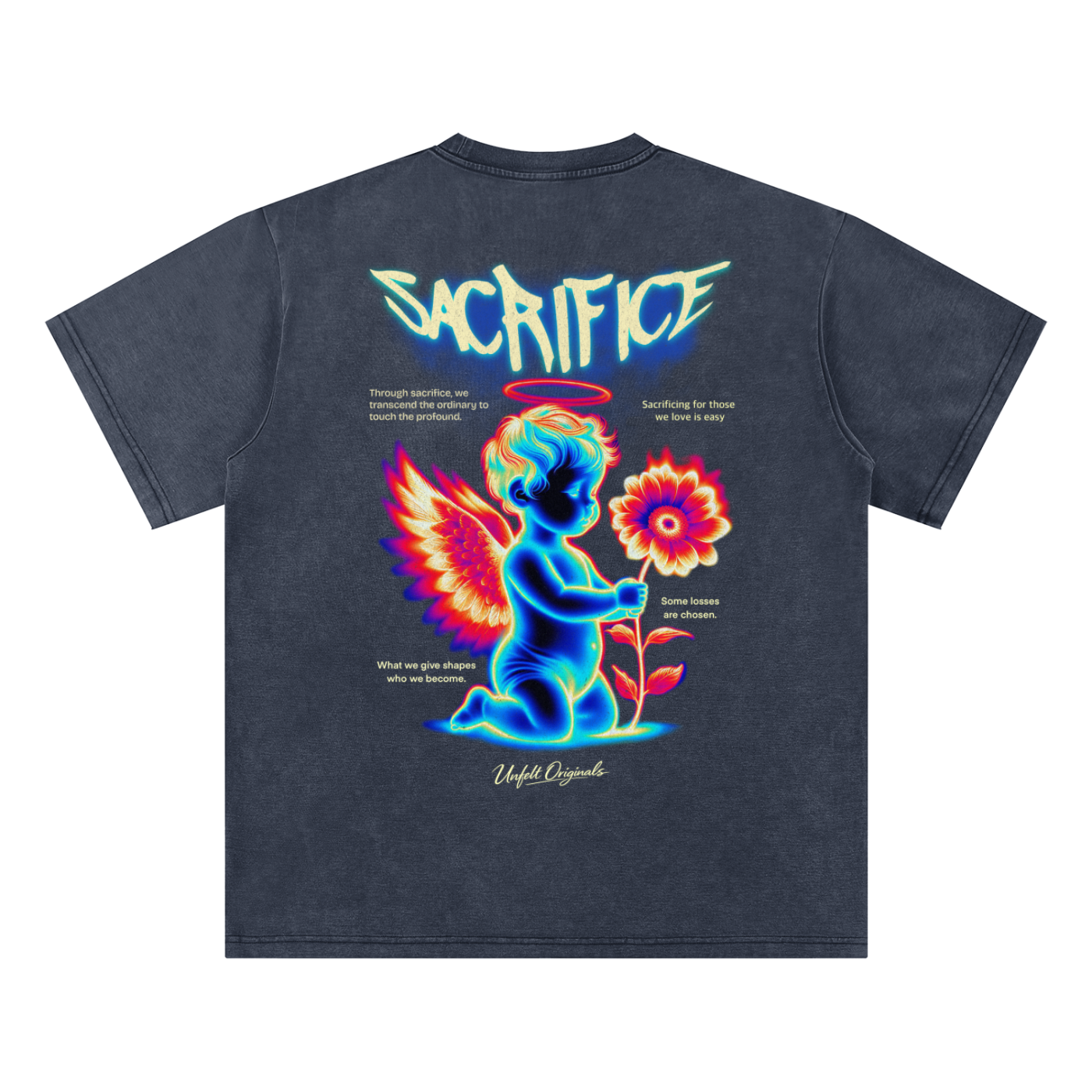 Bamboo Slub Snow Washed T-Shirt x Sacrifice Is Easy