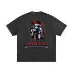 Heavyweight Vintage Wash Frayed Tee x Invictus