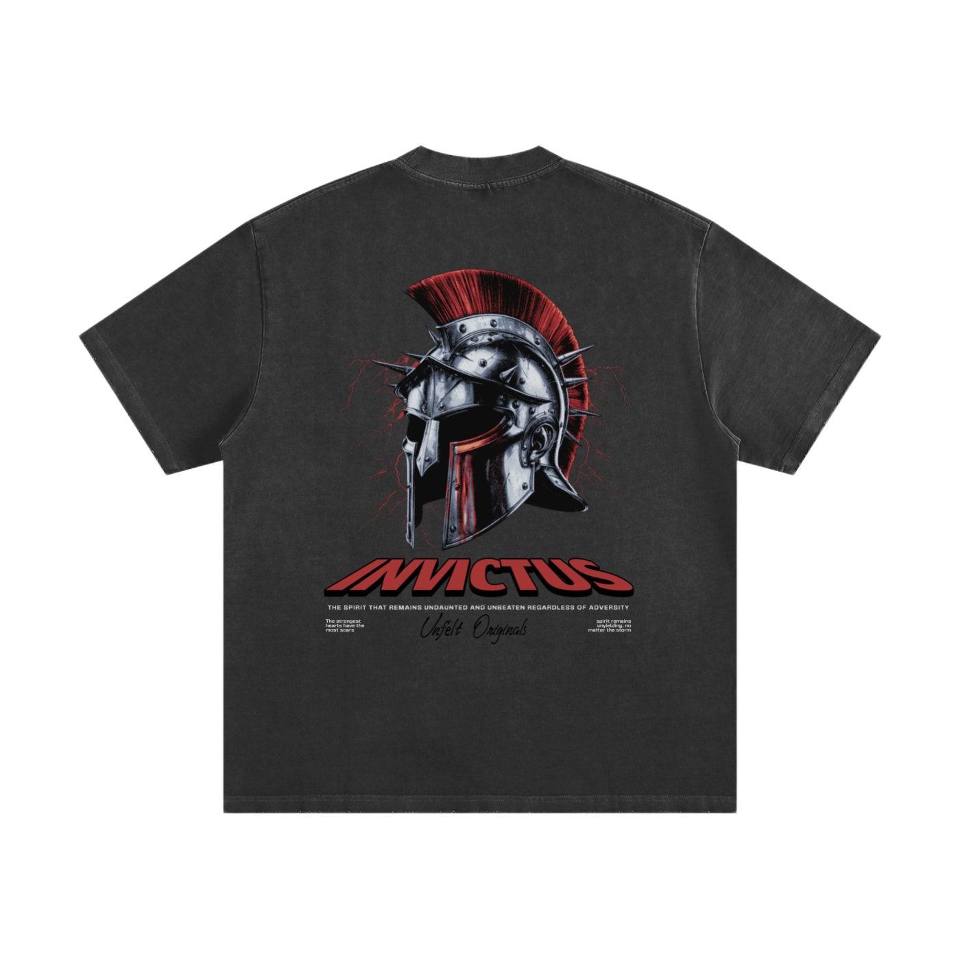 Heavyweight Vintage Wash Frayed Tee x Invictus