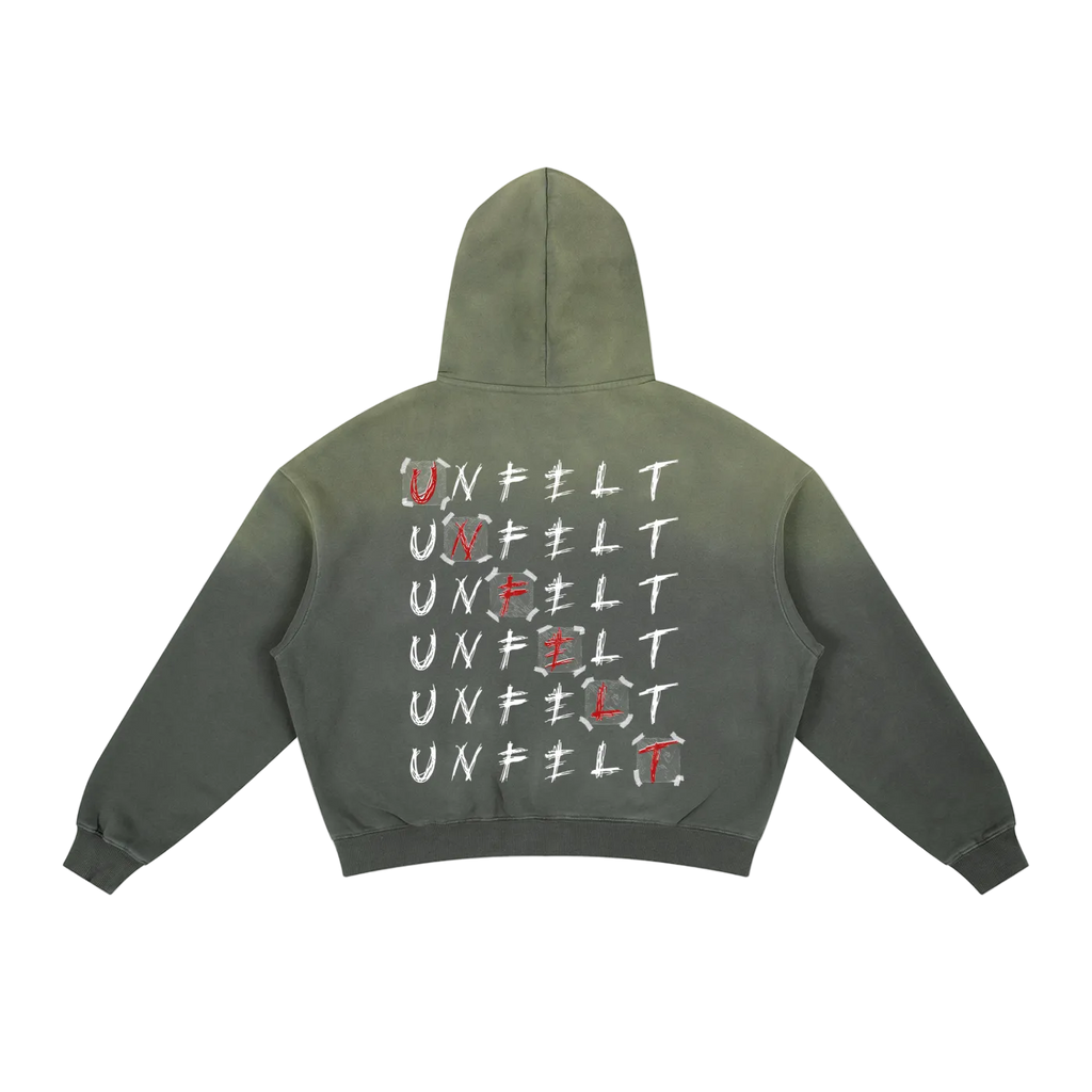 Frayed Sunfade Boxy Hoodie x Sealed Pressure