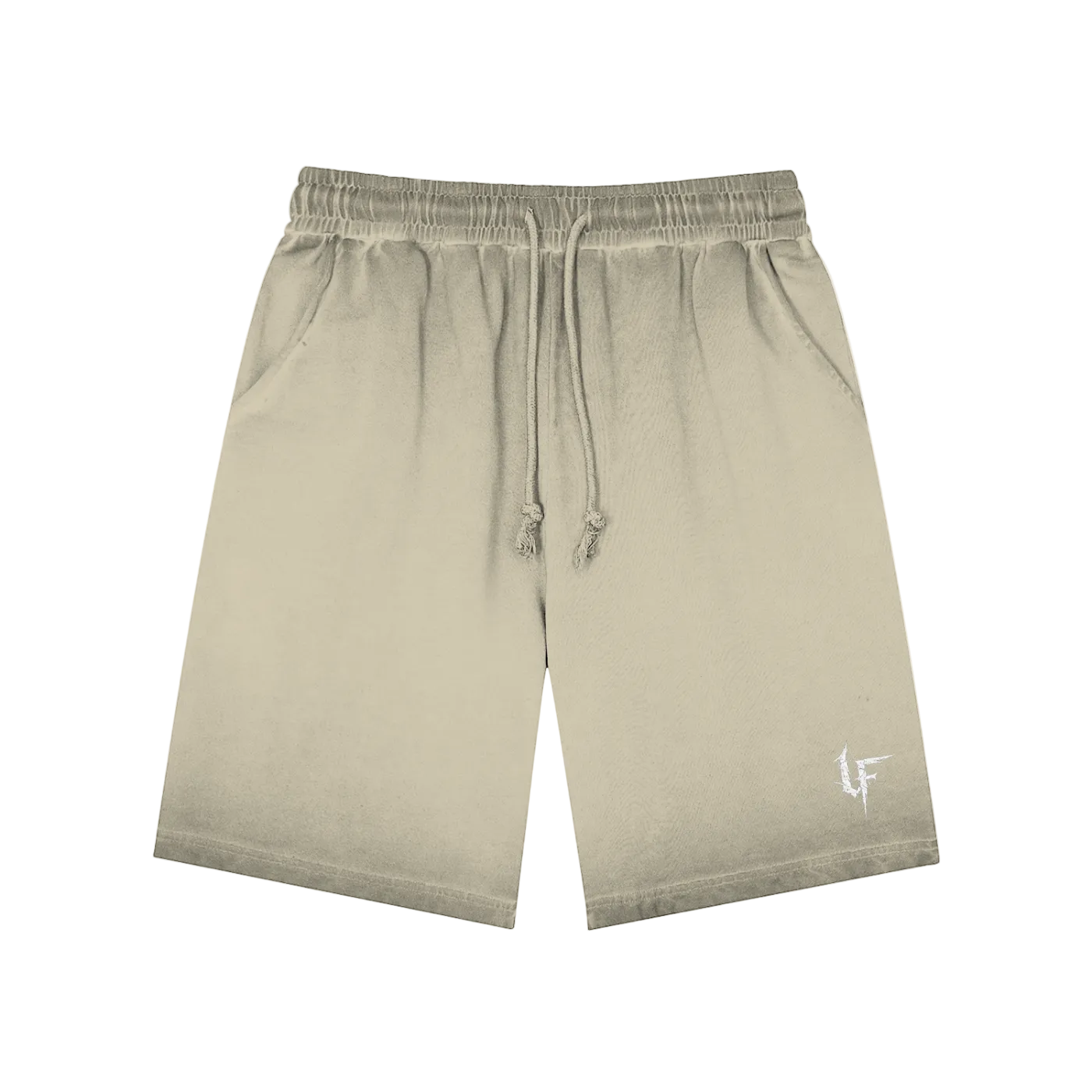 Reverse Dyed Sweatshorts x Metal Script