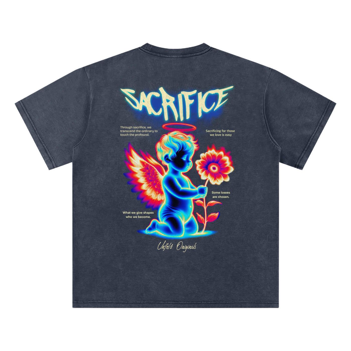 Bamboo Slub Snow Washed Tee x Sacrifice Is Easy