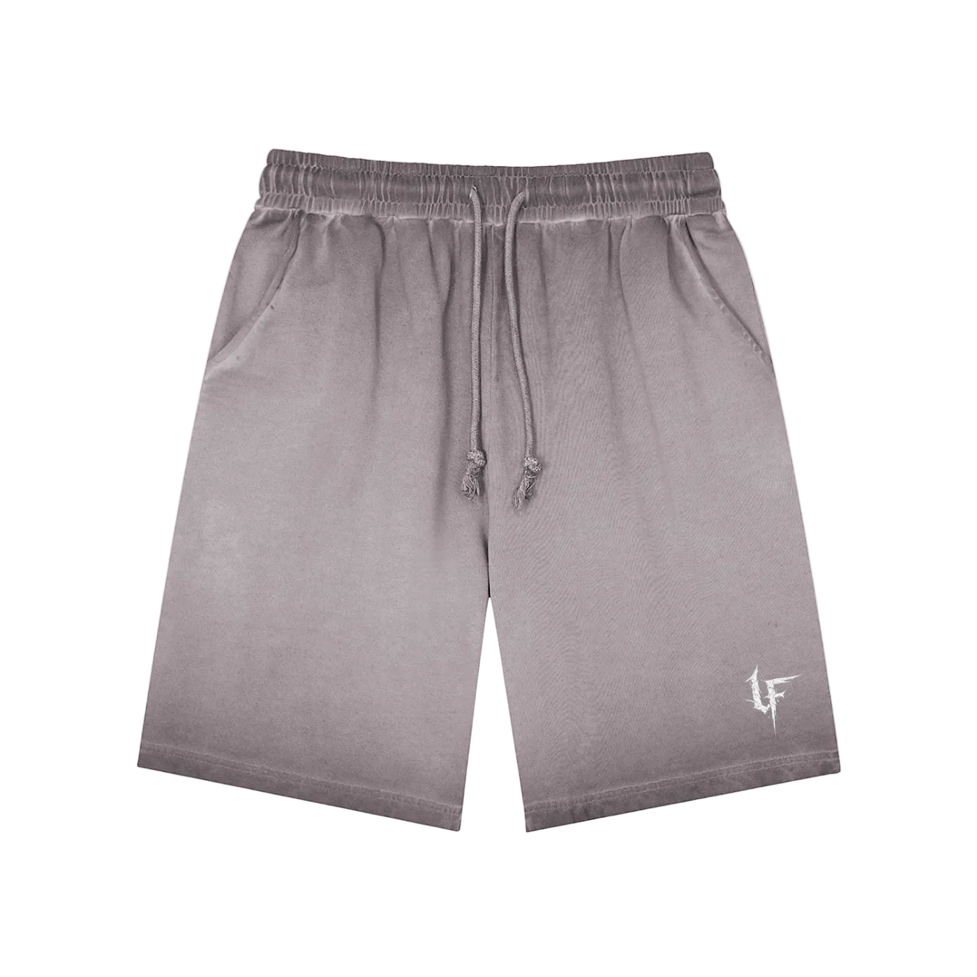Reverse Dyed Sweatshorts x Metal Script
