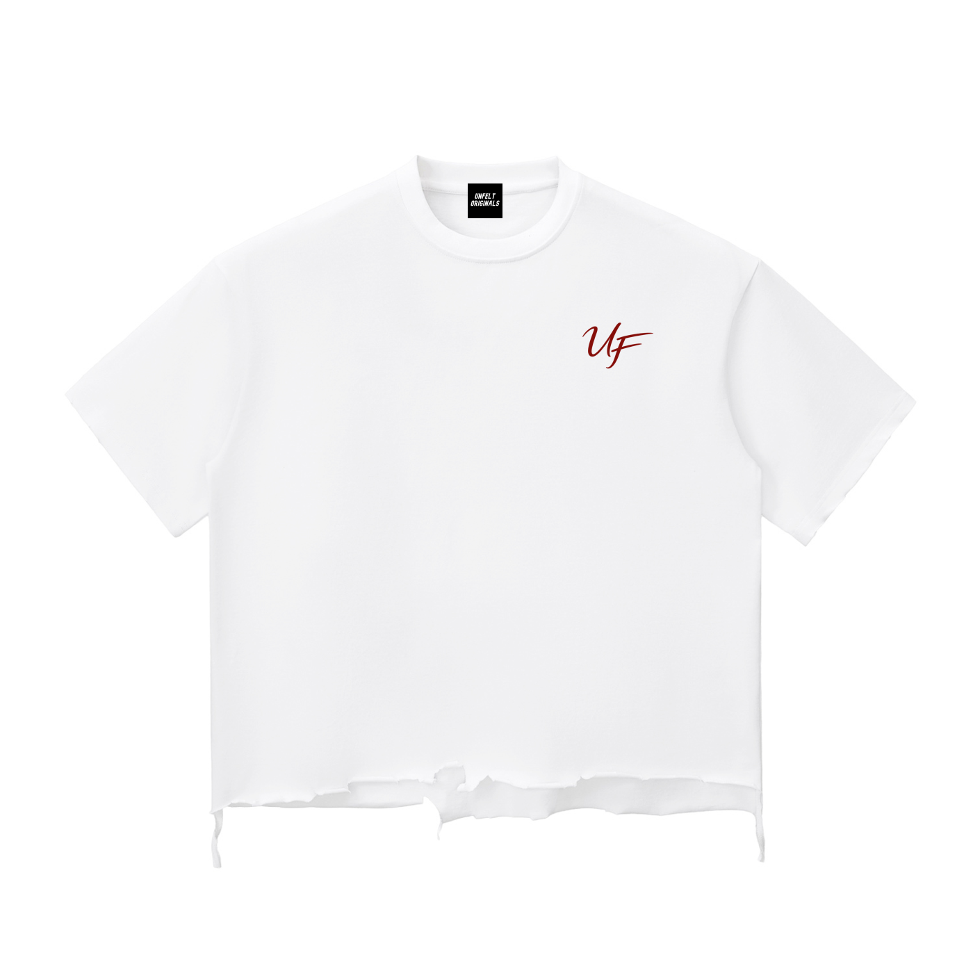 Snow Wash Raw-Hem Boxy T-shirt x Make Money