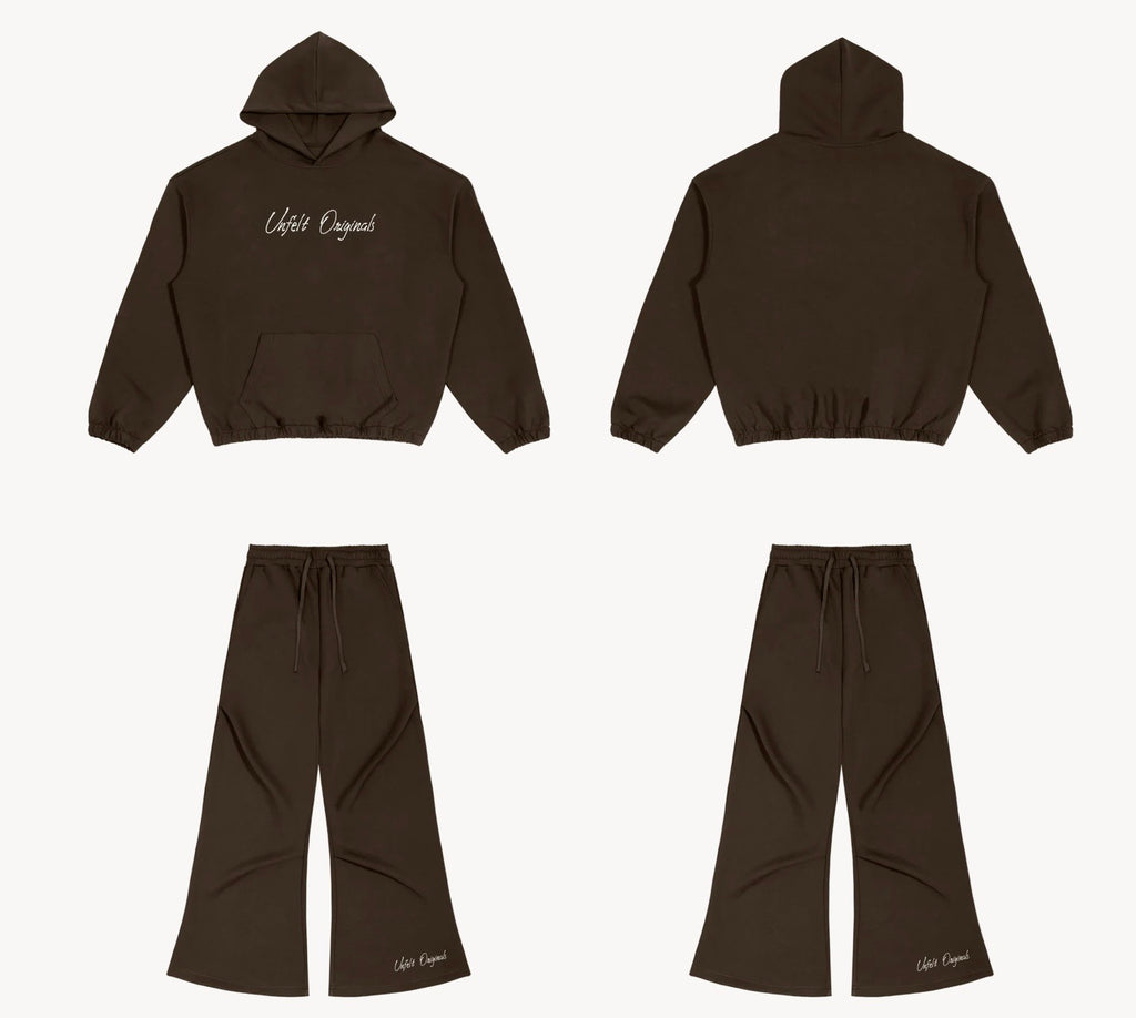 Boxy Cinched Hoodie & Wide Leg Sweats x Originals Set