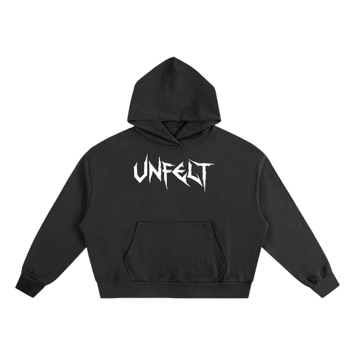 Boxy Oversized Hoodie x Unfelt Script