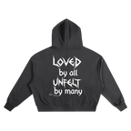 Boxy Oversize Hoodie x Unfelt Script