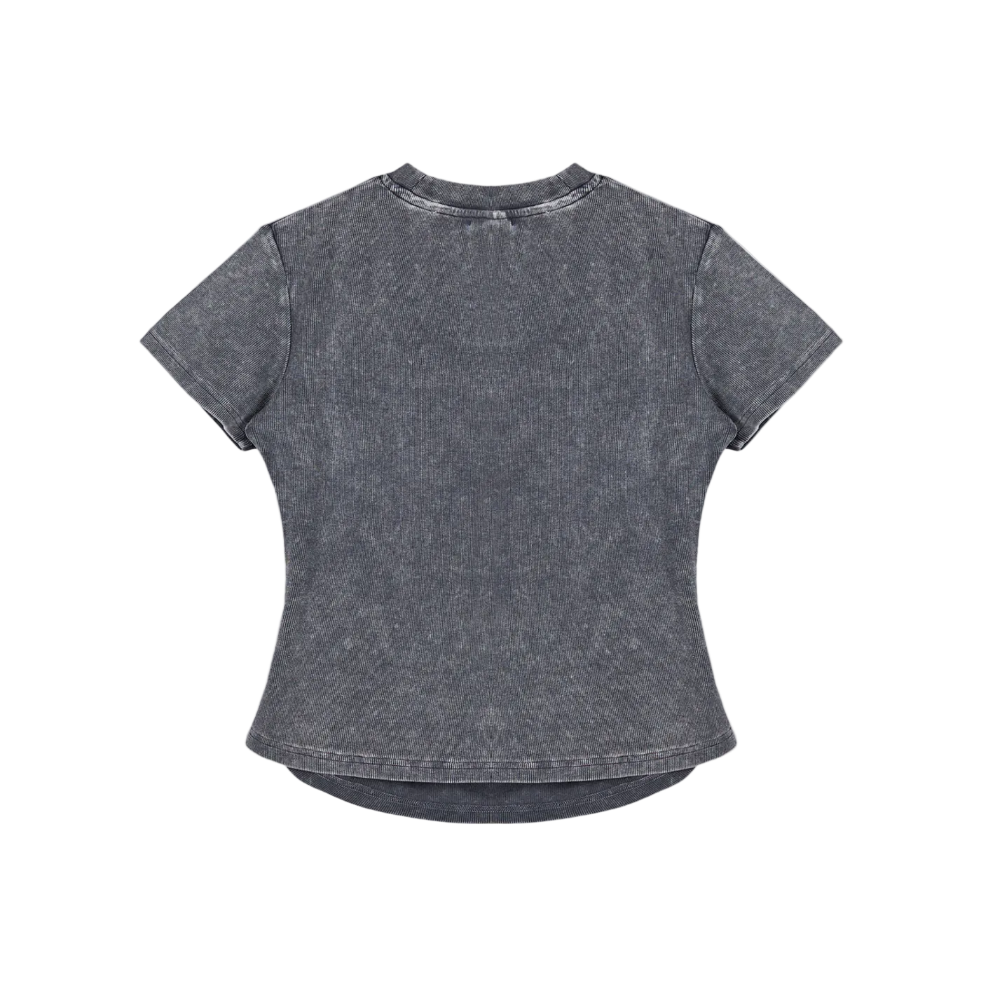 Vintage Wash Bodycon Tee x Metal Script