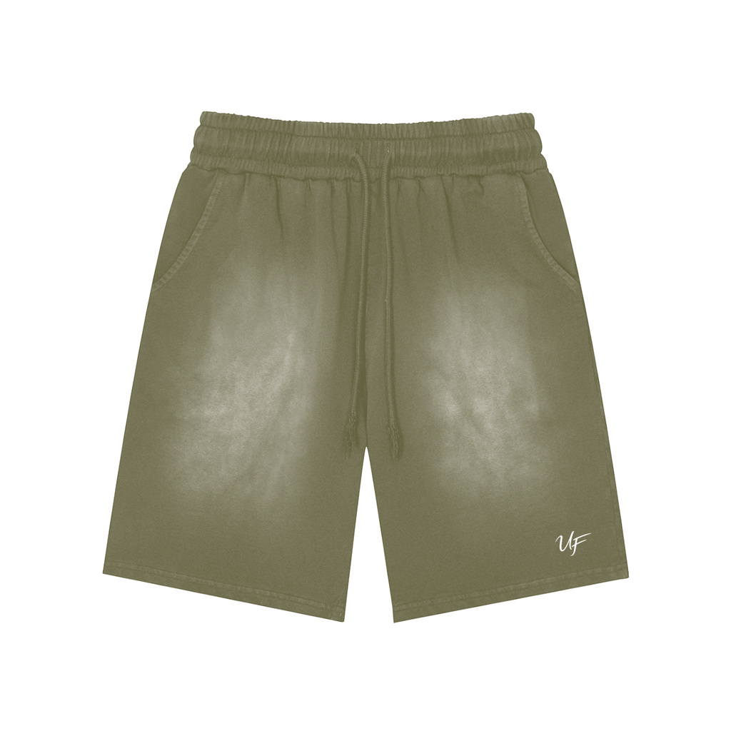 Rectangle Patch Monkey Washed Shorts x Unfelt Originals