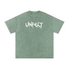 Snow Wash Oversized Cotton Tee x Unfelt Script