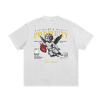 Heavyweight Vintage Wash Frayed Tee x Prosperity