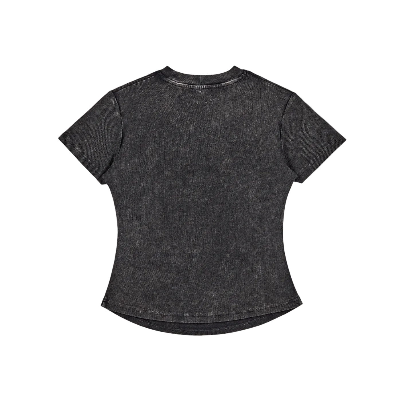 Vintage Wash Bodycon Tee x Metal Script