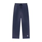 Sun Fade Raw Edge Straight-Leg Sweats x Metal Script