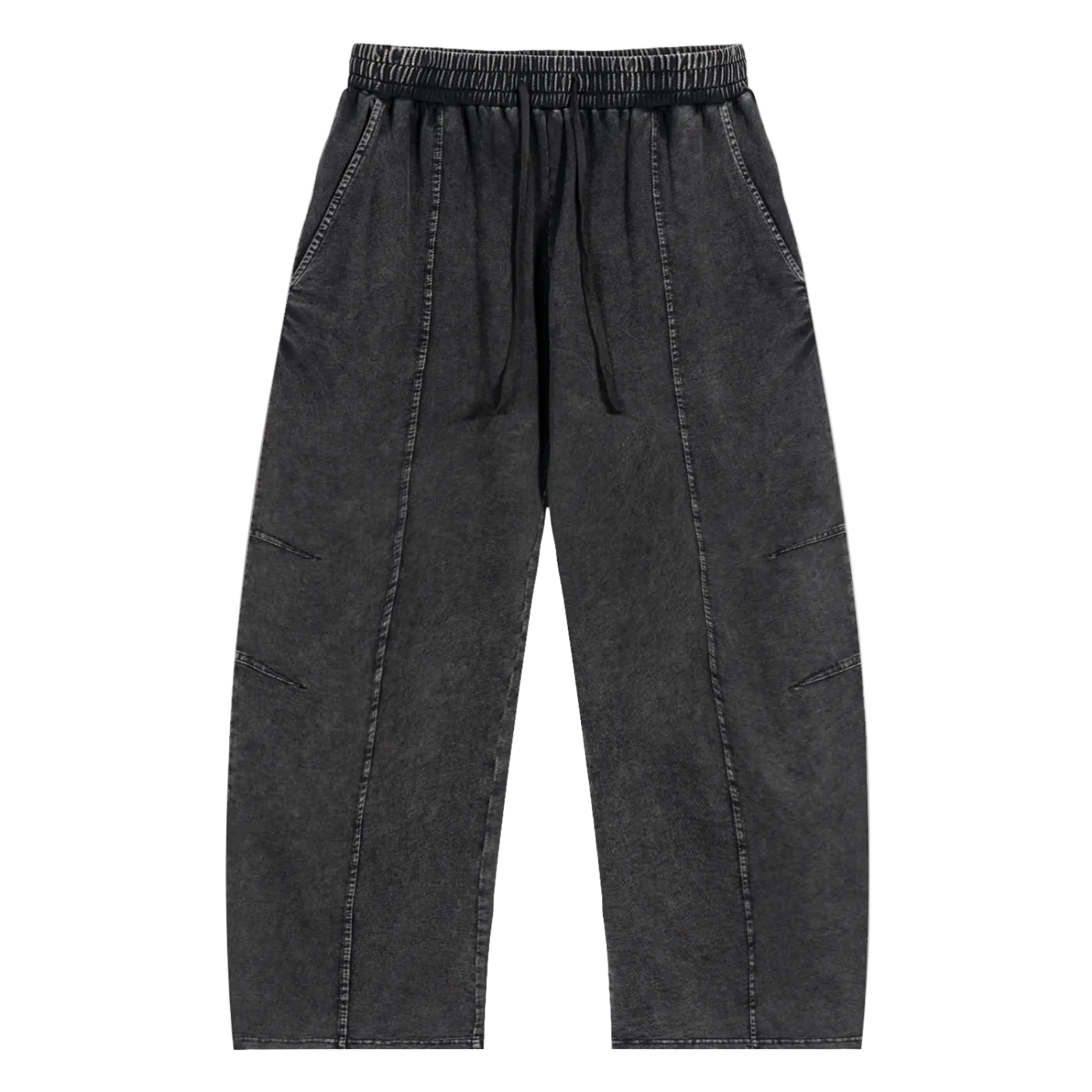 Snow Wash Drawstring Cotton Pants x Unfelt Originals