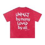 Snow Wash Oversized Cotton Tee x Unfelt Script