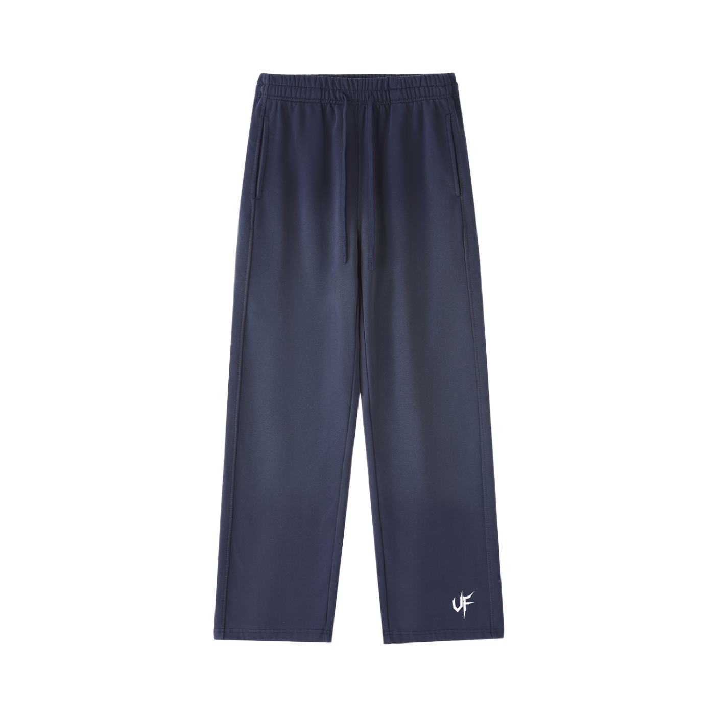 Vintage Washed Gradient Straight-Leg Sweatpants x Unfelt Script