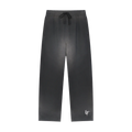 Sun Fade Raw Edge Straight-Leg Sweats x Metal Script