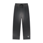 Sun Fade Raw Edge Straight-Leg Sweats x Metal Script